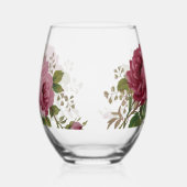 Pink Rose Elegance Drinkware Set Wijnglas Zonder Voet (Links)