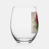 Pink Rose Elegance Drinkware Set Wijnglas Zonder Voet (Rechts)