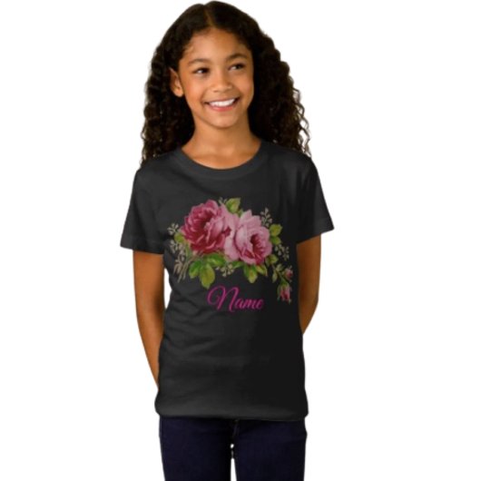 Pink Rose Elegance  T-shirt