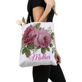 Pink Rose Elegance Tote Bag