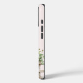 Pink Rose Floral Fence Cowgirl Case-Mate iPhone Case (Achterkant / Links)