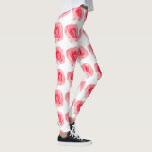 Pink Rose Flower Leggings (Rechts)