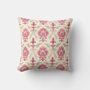 Pink Rose Foliage Princesscore Kussen