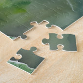 Pink Rose Garden Art Puzzel Legpuzzel (Zijkant)