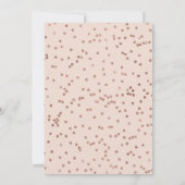 Pink Rose Gold Glitter Banner Español Quinceañera Kaart (Achterkant)
