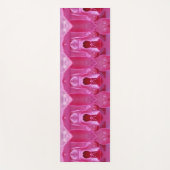 Pink Rose Ikat Yogamat (Voorkant)