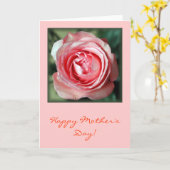 "Pink Rose" Kaart (Gele Bloem)