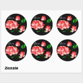 "Pink Rose Love" Sticker (Vel)