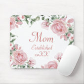 Pink Rose Mom Muismat (Met muis)