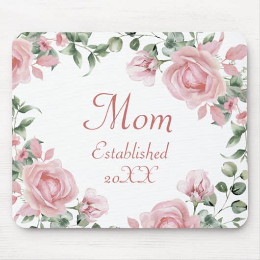 Pink Rose Mom Muismat (Voorkant)