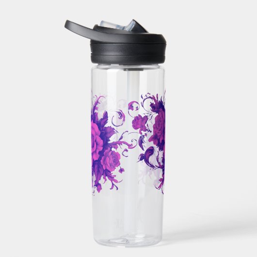 Pink Rose naadloos Waterfles (Rechts)