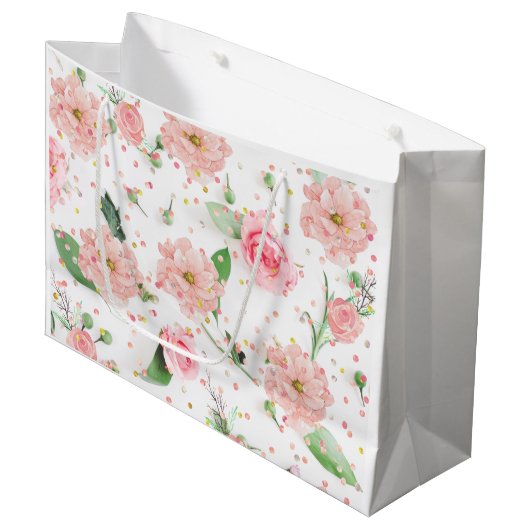 Pink Rose Paradise Groot Cadeauzakje (Voorkant Gekanteld)