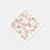 Pink Rose Paradise Servet (Hoek)