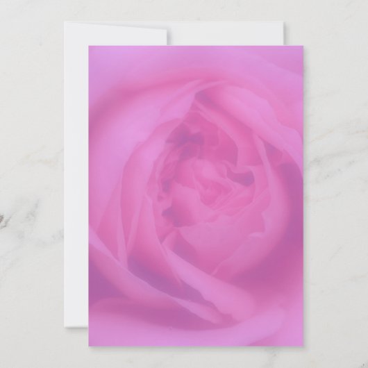 Pink Rose Petals Floral Wedding  Save The Date (Achterkant)
