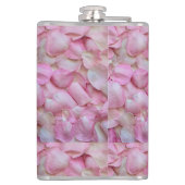 Pink Rose Petals Patroon Heupfles (Achterkant)