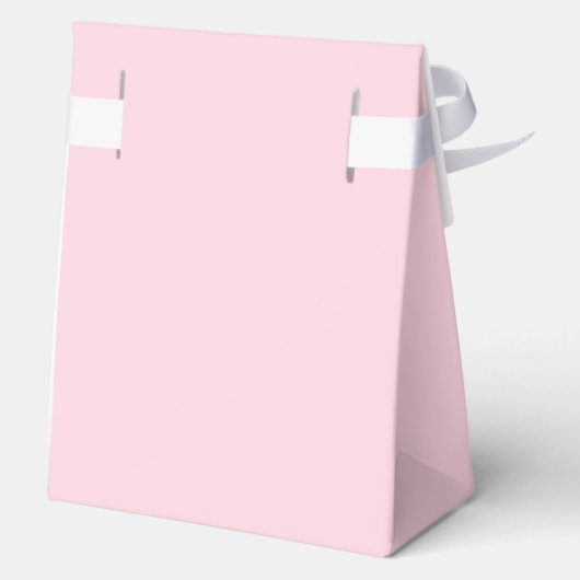 Pink Rose Poppin Champagne Bottles Baby shower Bedankdoosjes (Achterkant)