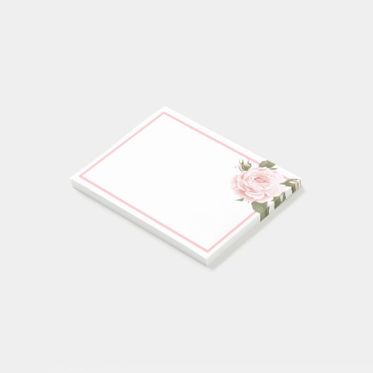 Pink Rose Post-it-Notes Post-it® Notes (Schuin)