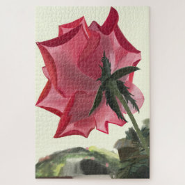 Pink Rose Puzzle Legpuzzel