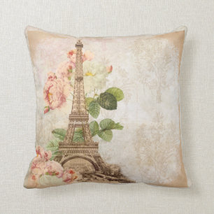 Pink Rose  Romantic Pillow Kussen