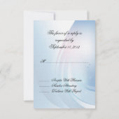 Pink Rose RSVP Uitnodiging (Achterkant)