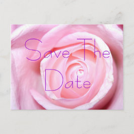Pink Rose, Save the Date Briefkaart