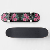 Pink Rose Schattige Flowers Persoonlijk Skateboard (Horizontaal)