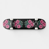 Pink Rose Schattige Flowers Persoonlijk Skateboard (Horizontaal)