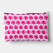 Pink Rose Seamless Pattern Pouch Etui (Achterkant)