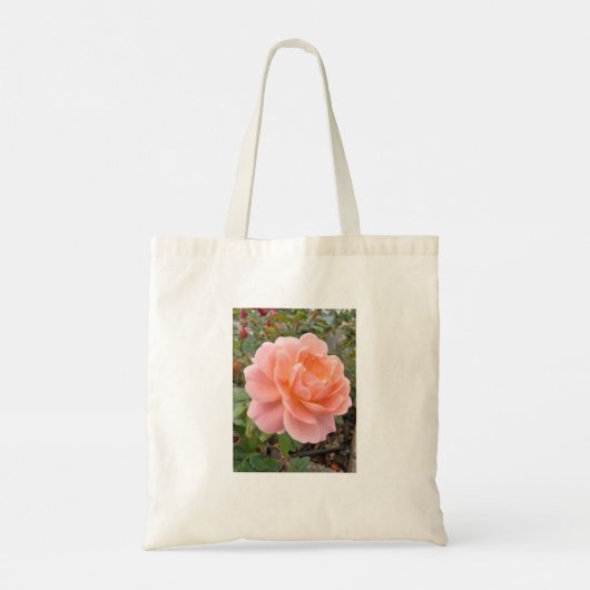 Pink Rose Tote Bag (Achterkant)