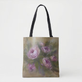 Pink Rose Tote Bag (Voorkant)