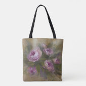 Pink Rose Tote Bag (Achterkant)