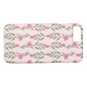 Pink Rose Vine Case-Mate iPhone Case (Achterkant (Horizontaal))