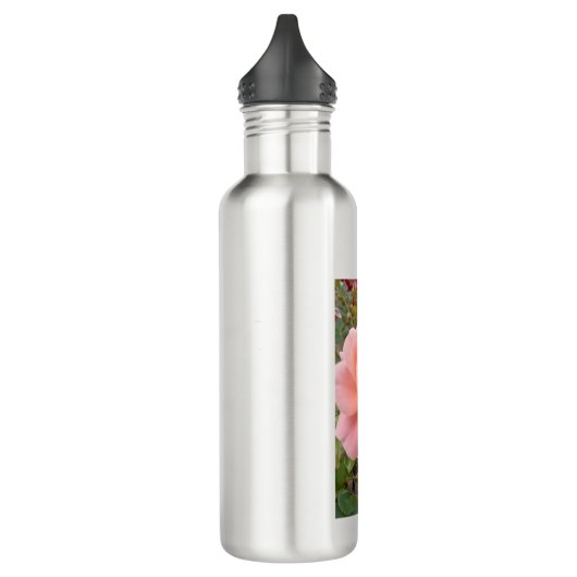 Pink Rose Water Bottle Waterfles (Links)
