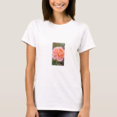 Pink Rose Womans T-Shirt (Voorkant)