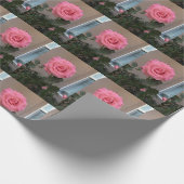 Pink Rose Wrapping Paper van HAS Jewels Cadeaupapier (Hoek)