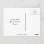 Pink Rosebud Delight Flower Photography Briefkaart (Achterkant)