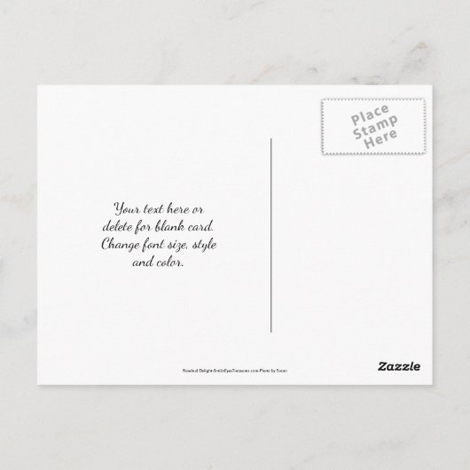 Pink Rosebud Delight Flower Photography Briefkaart (Achterkant)