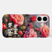 Pink Roses 250th Birthday iPhone / iPad case (Achterkant (horizontaal))