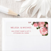 Pink Roses 3D Flowers | Wedding Etiket (Insitu)