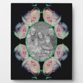 Pink Roses Abstract Voeg je eigen foto toe Fotoplaat (Voorkant)