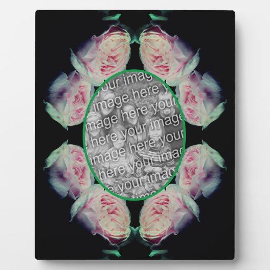 Pink Roses Abstract Voeg je eigen foto toe Fotoplaat (Voorkant)