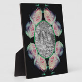 Pink Roses Abstract Voeg je eigen foto toe Fotoplaat (Zijkant)