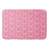 Pink roses badmat (Voorkant)