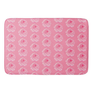 Pink roses badmat