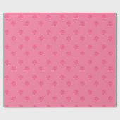 Pink roses cadeaupapier (Vlak)