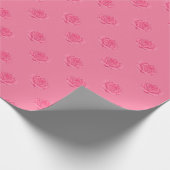 Pink roses cadeaupapier (Hoek)