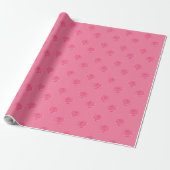 Pink roses cadeaupapier (Uitgerold)