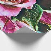 PINK ROSES CADEAUPAPIER (Hoek)