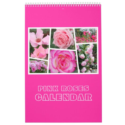 Pink Roses Calendar (Type-B) Kalender (Hoes)