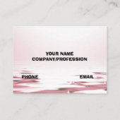 PINK ROSES CONTACTKAARTJE (Achterkant)